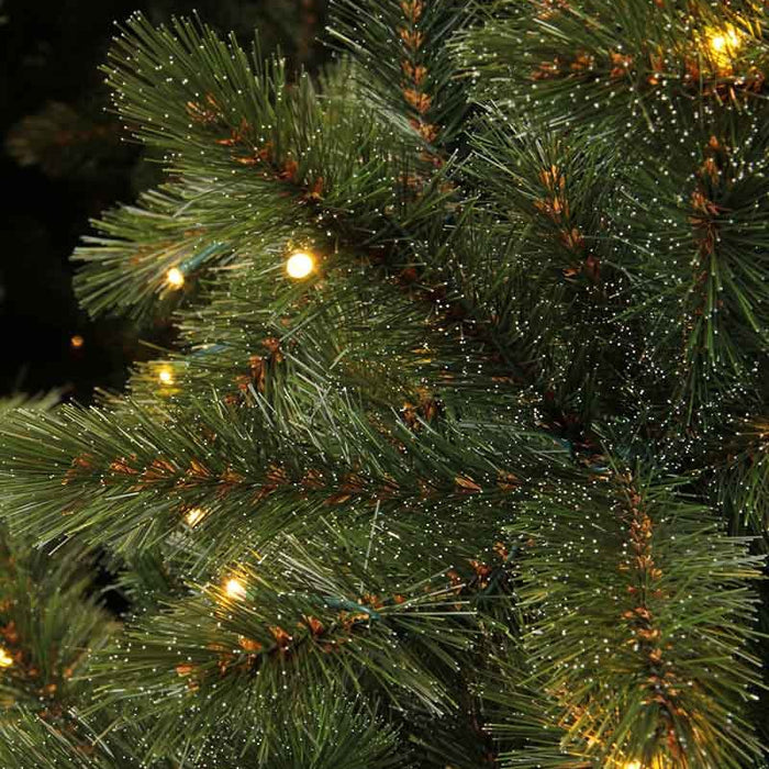 Triumph Tree Kunstkerstboom Forest frosted - 86x86x155 cm - PVC|Hardnaald - Groen - 120LED