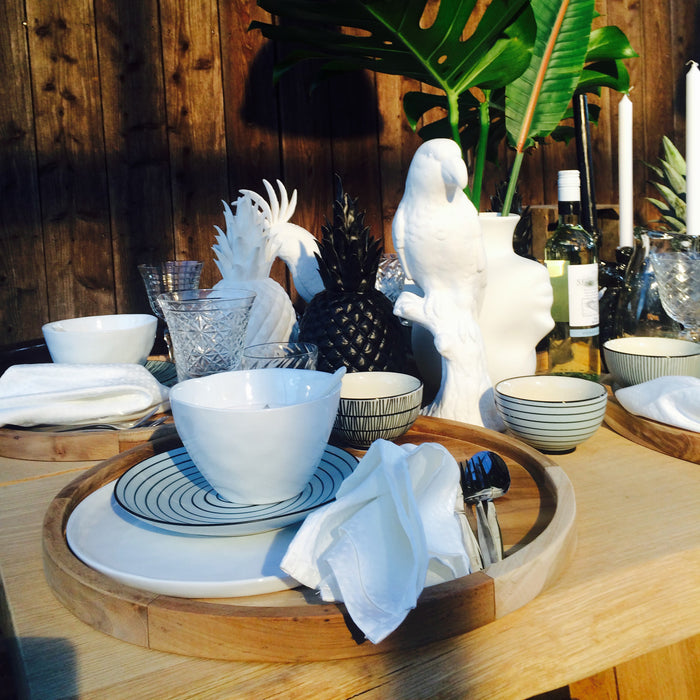 POLSPOTTEN Pastel Afresh Bord ¯ 20 cm - 4 st.