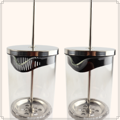 OTIX French Press Cafetiere Handmatige Melkopschuimer Koffiemaker M...