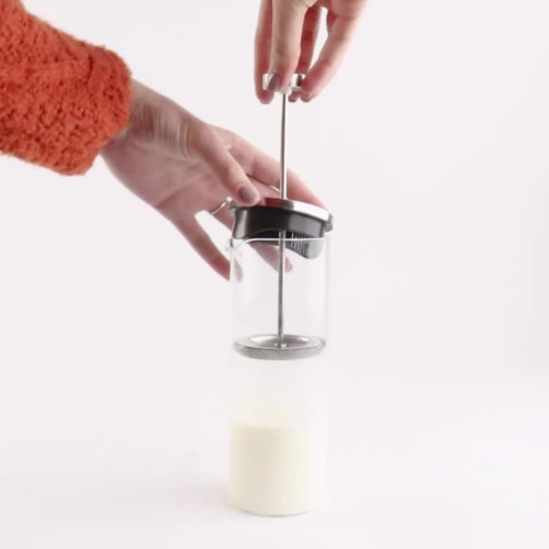 OTIX French Press Cafetiere Handmatige Melkopschuimer Koffiemaker M...