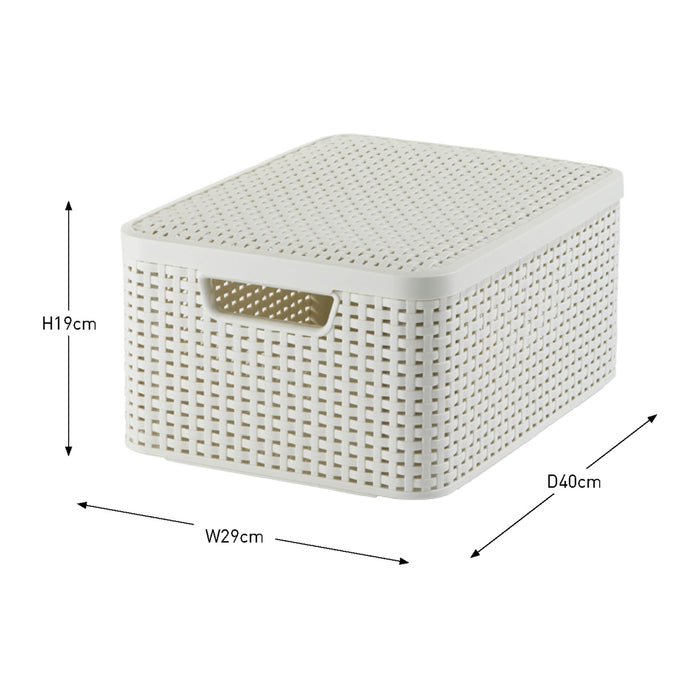 Curver Style Opbergmand M met Deksel