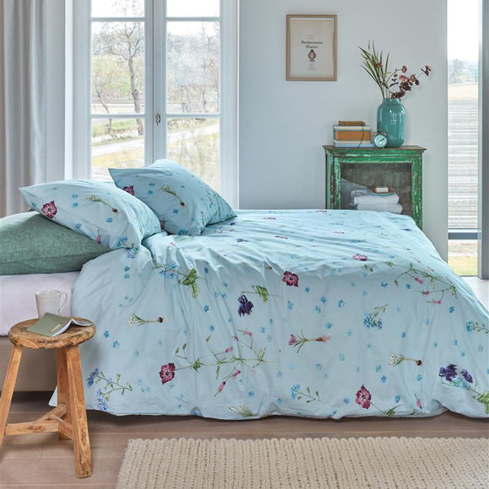 Marjolein Bastin Forget Me Not Dekbedovertrek 200 x 220 cm - Blauw/Grijs