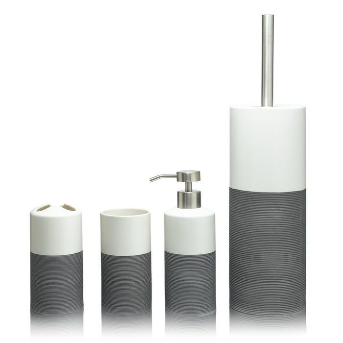Sealskin Doppio Toiletborstel met Houder Vrijstaand - Grijs