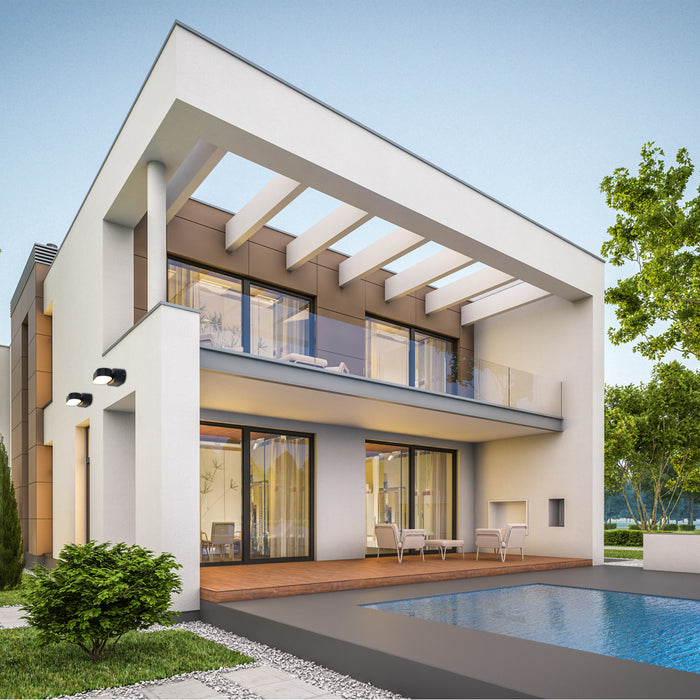 Shada Madrid Wandlamp voor buiten Zwart