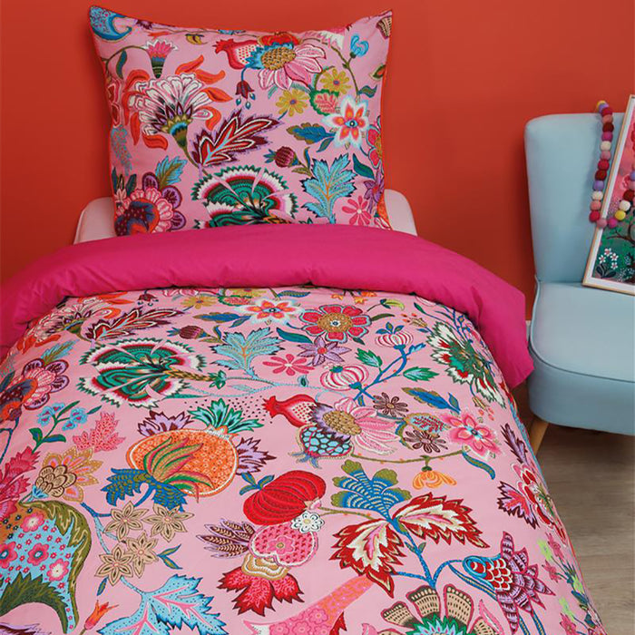 Oilily Amelie Sits Dekbedovertrek 120 x 150 cm - Roze