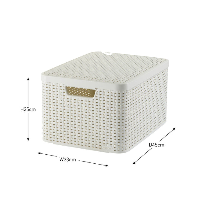 Curver Style Opbergmand L met Deksel