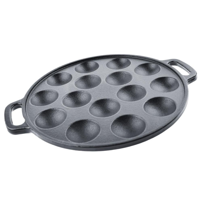 Orange85 Poffertjespan 24cm Inductie Elektrisch Gas Gietijzeren