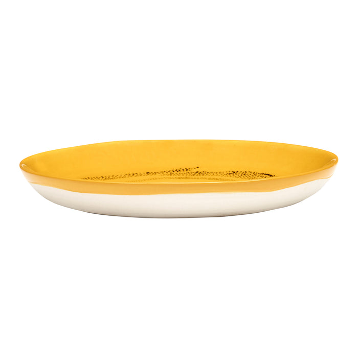 Serax Ottolenghi Feast Bord Ø 16 cm - Sunny Yellow Swirl