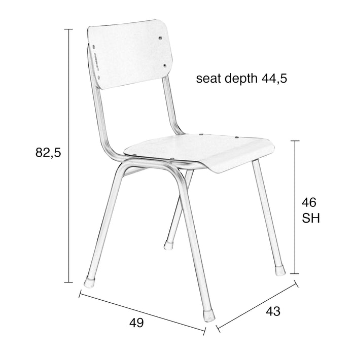 Zuiver Back To School Tuinstoel