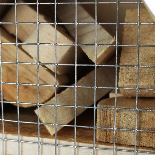 Orange85 Insectenhotel Metalen dak Bijenhotel Hout Bruin Metaal