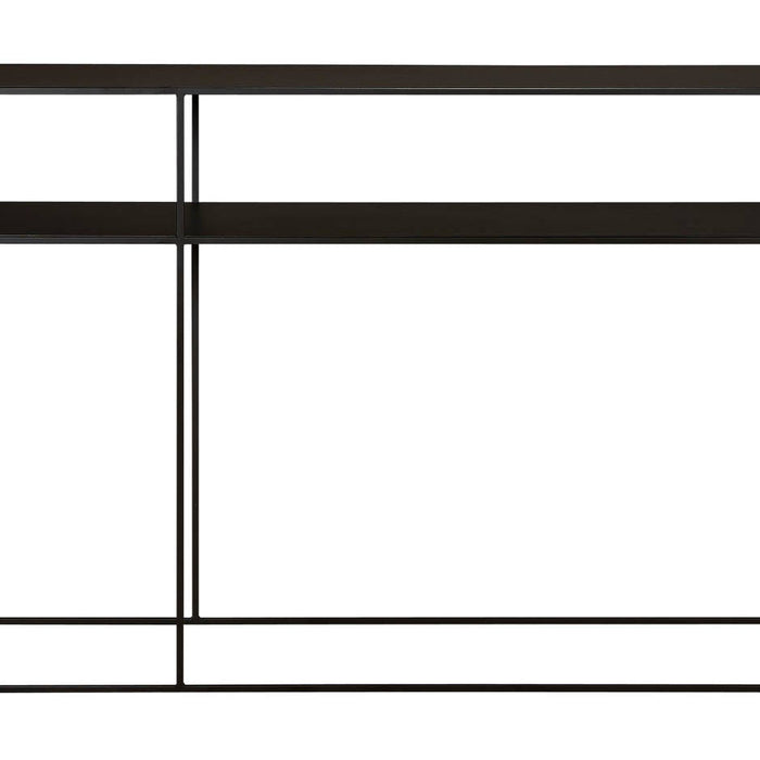 Goossens Sidetable Saar in Poedercoating zwart