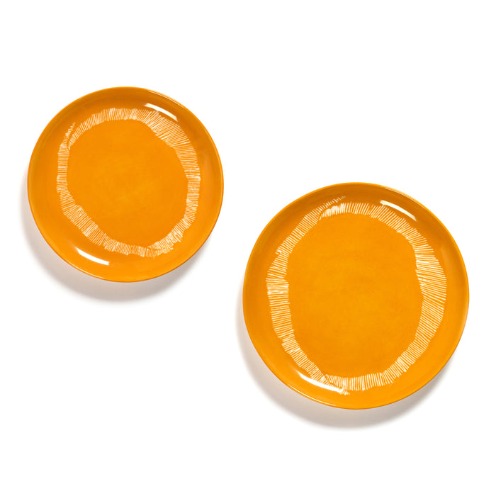 Serax Ottolenghi Feast Bord Ø 19 cm - Sunny Yellow Swirl