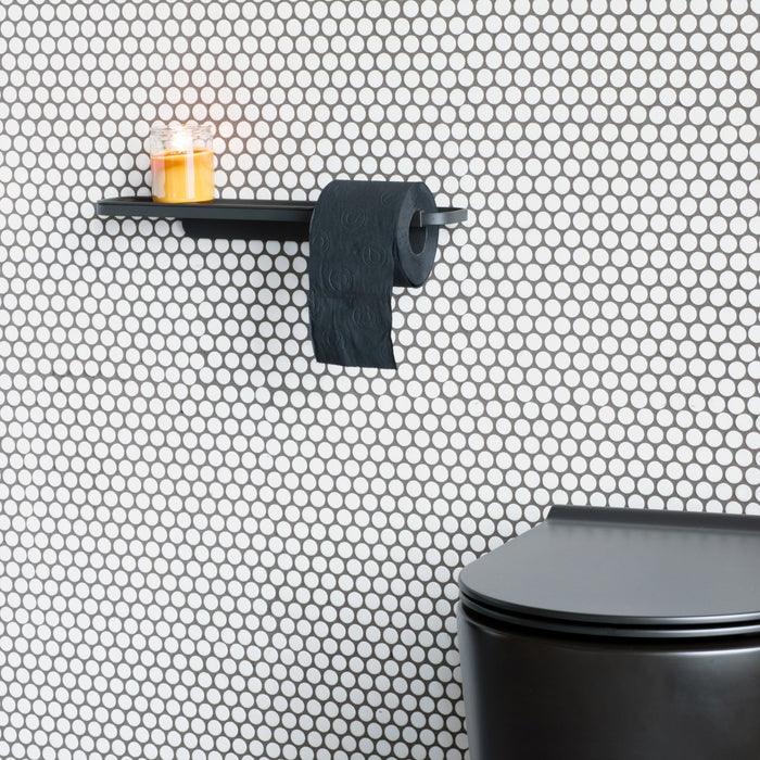 Brabantia MindSet Toiletrolhouder met Plank - Mineral Infinite Grey