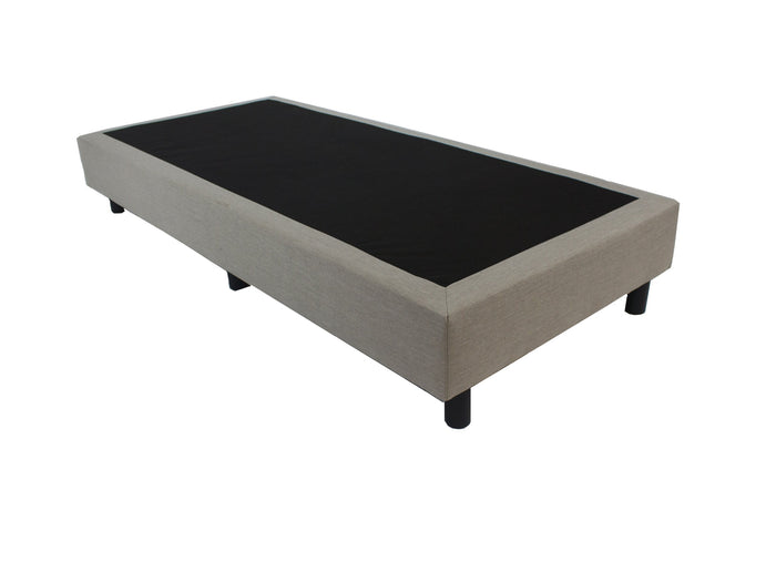 Bedworld Boxspring 90 x 220 cm - Eenpersoons - Creme