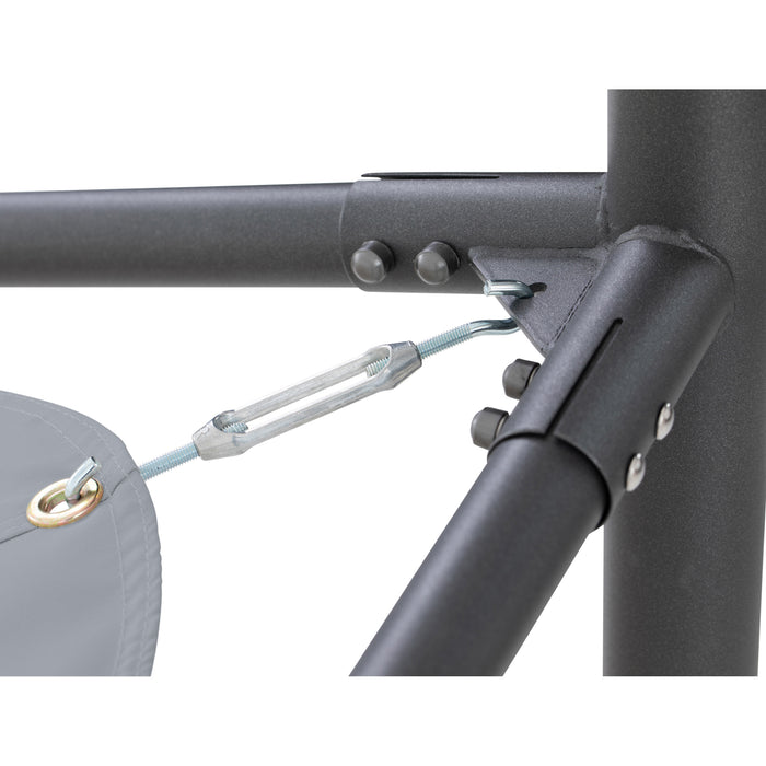 SORARA Reservedoek voor Butterfly Overkapping 300 x 300 cm Grijs