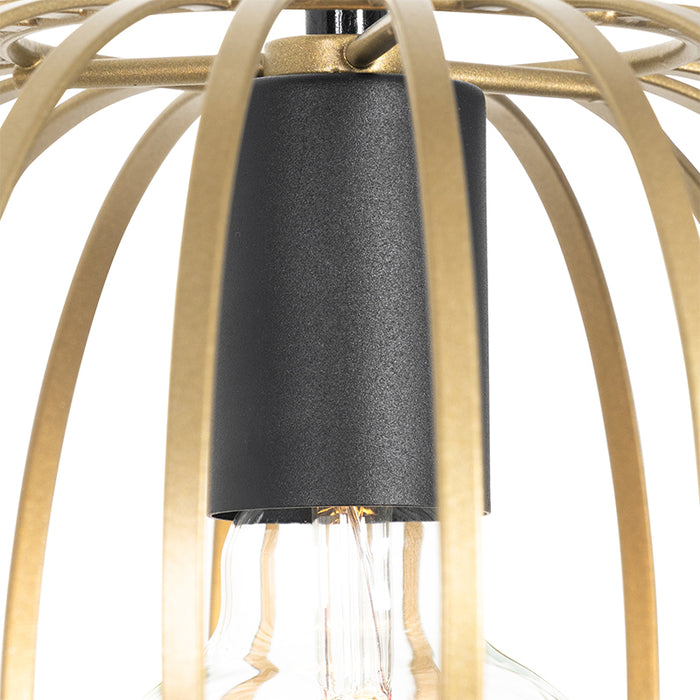 QAZQA Hanglamp johanna - Goud|messing - Design - L 1200mm
