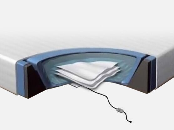 Beliani WASSERBETT SET accessoires wit