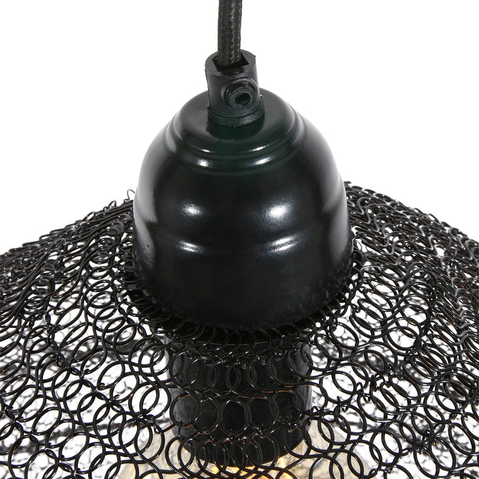 Light & Living Hanglamp Nina - Zwart - Ø38cm