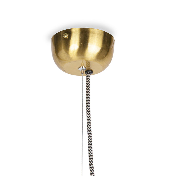 QAZQA Hanglamp Visha - Goud|messing - Design - H 1400mm