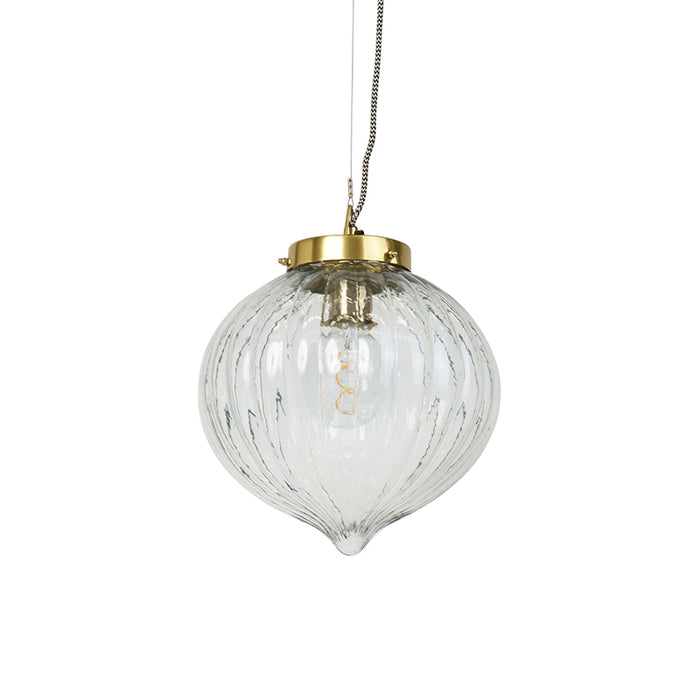 QAZQA Hanglamp Visha - Goud|messing - Design - H 1400mm