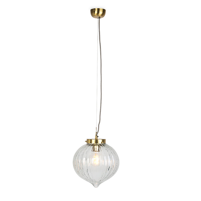 QAZQA Hanglamp Visha - Goud|messing - Design - H 1400mm
