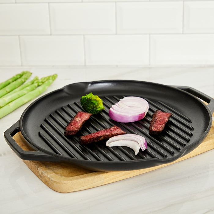 Buccan - Hamersley - Gietijzeren grillplaat - Zwart