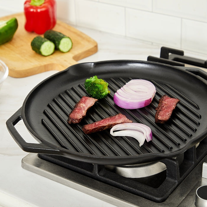 Buccan - Hamersley - Gietijzeren grillplaat - Zwart