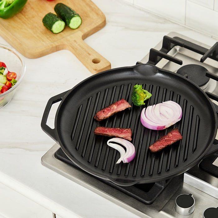 Buccan - Hamersley - Gietijzeren grillplaat - Zwart