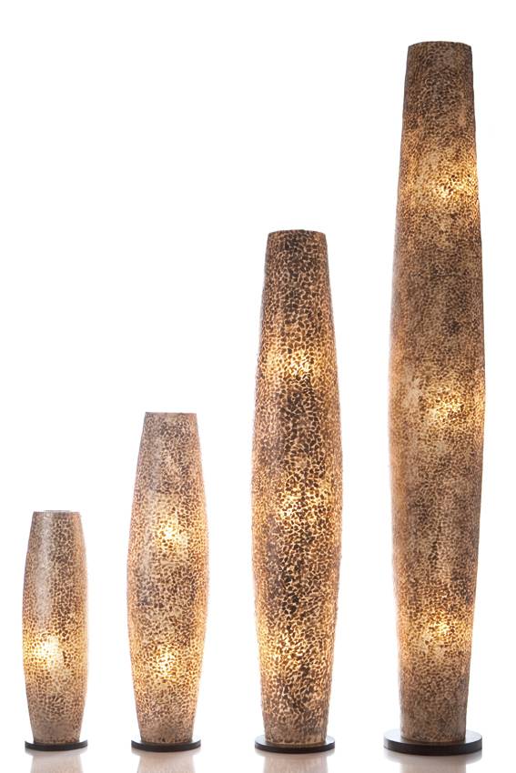 Villaflor Vloerlamp Wangi Gold Apollo 150cm 3 x E27 Fitting