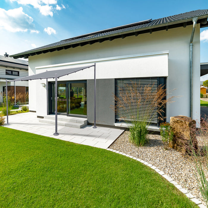 SORARA® Milano Overkapping | Paviljoen 285 x 400 cm Grijs