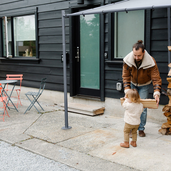 SORARA® Milano Overkapping | Paviljoen 285 x 400 cm Grijs