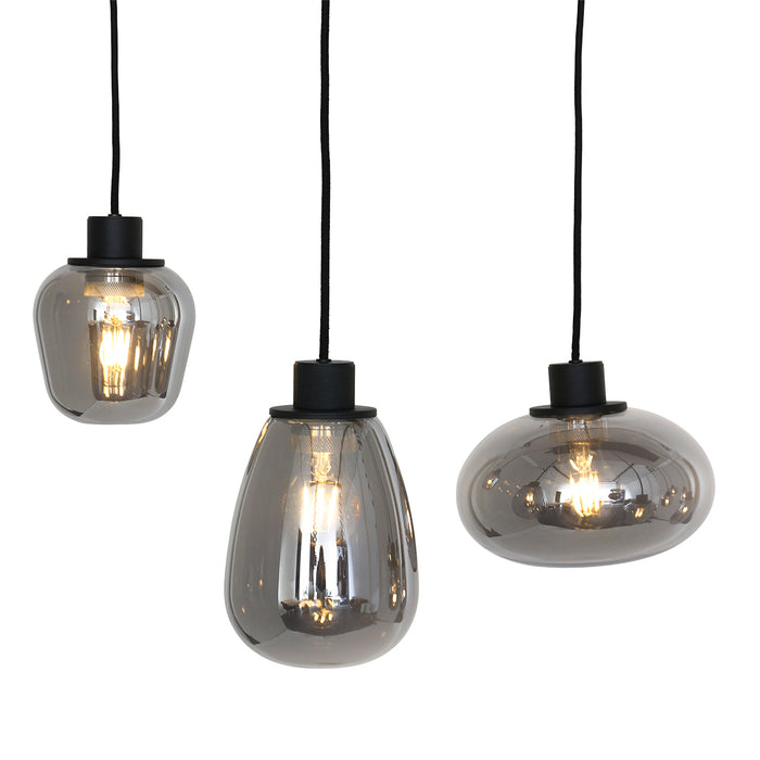 Steinhauer Hanglamp modern - Metaal - Zwart