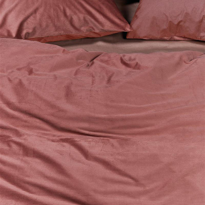 At Home by Beddinghouse Cosy Corduroy Dekbedovertrek 200 x 220 cm - Roze