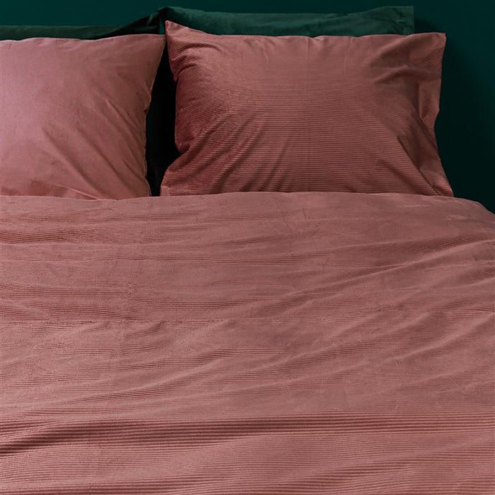 At Home by Beddinghouse Cosy Corduroy Dekbedovertrek 200 x 220 cm - Roze