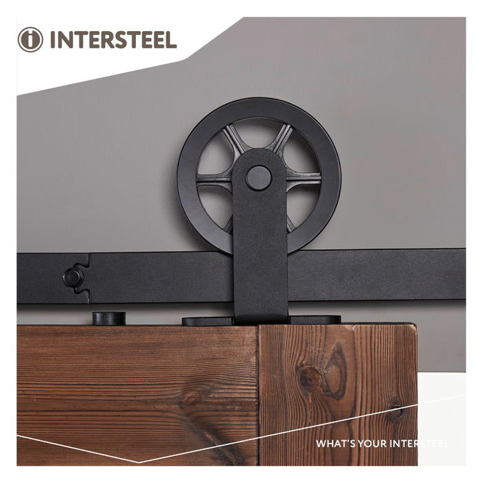 Intersteel Schuifdeursysteem Wheel Top mat zwart