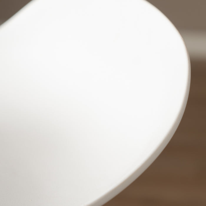 Livin24 Barkruk Ellen wit Scandinavisch design 76 cm