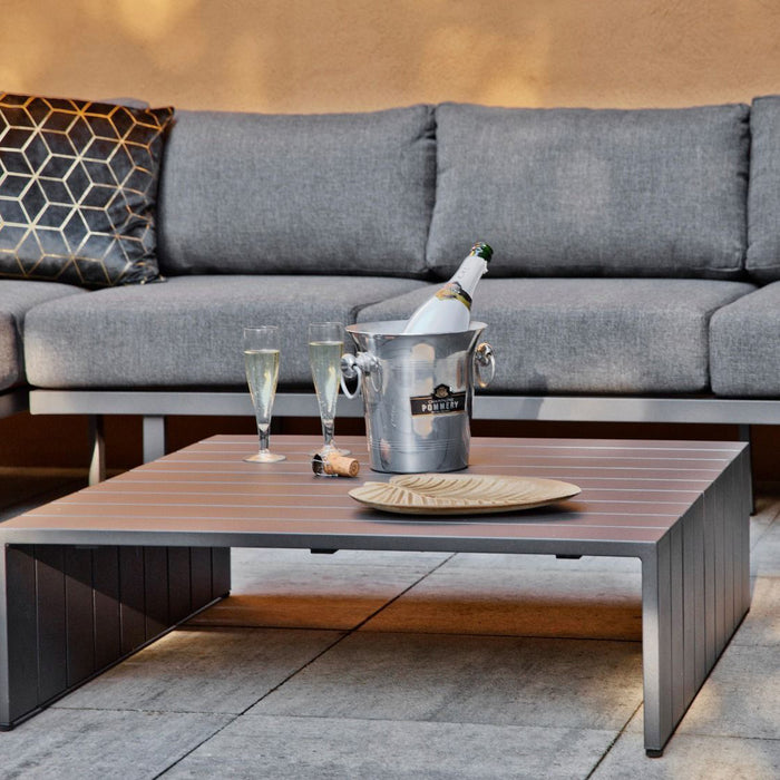 Woood Bari platform Loungeset - Grijs