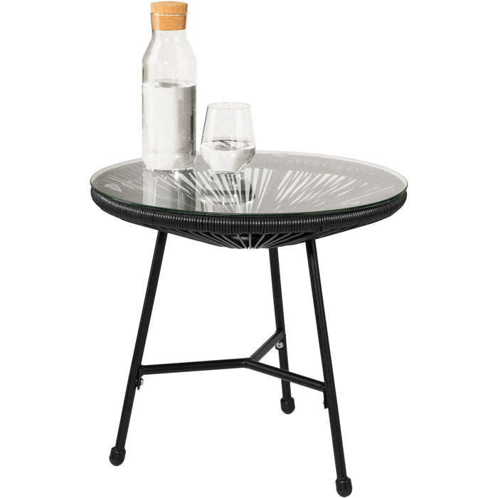 tectake Set van 2 stoelen Gabriella met tafel