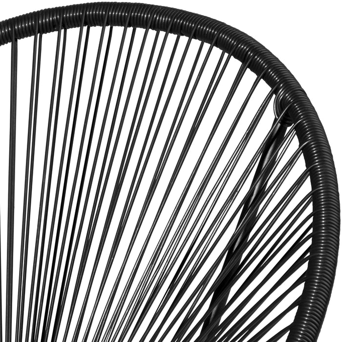 tectake Set van 2 stoelen Gabriella met tafel