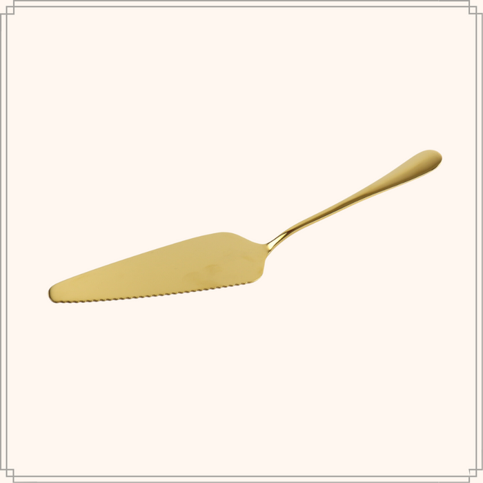 OTIX Taartschep Cakeschep Goud RVS 23 cm Bakspullen