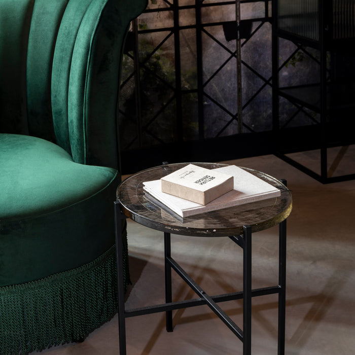 Dutchbone Vidrio Bijzettafel - Black