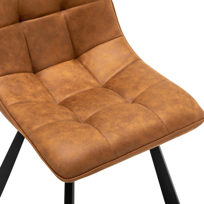 Furnihaus Eetkamerstoel Dexx - Cognac - Set van 6