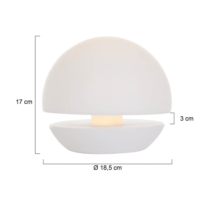 Anne Light & Home Catching Light Bol Tafellamp Wit