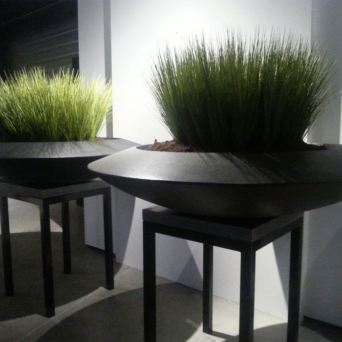 Adezz Malva polyester plantenbak rond schaalmodel 120 x 120 x 20 cm