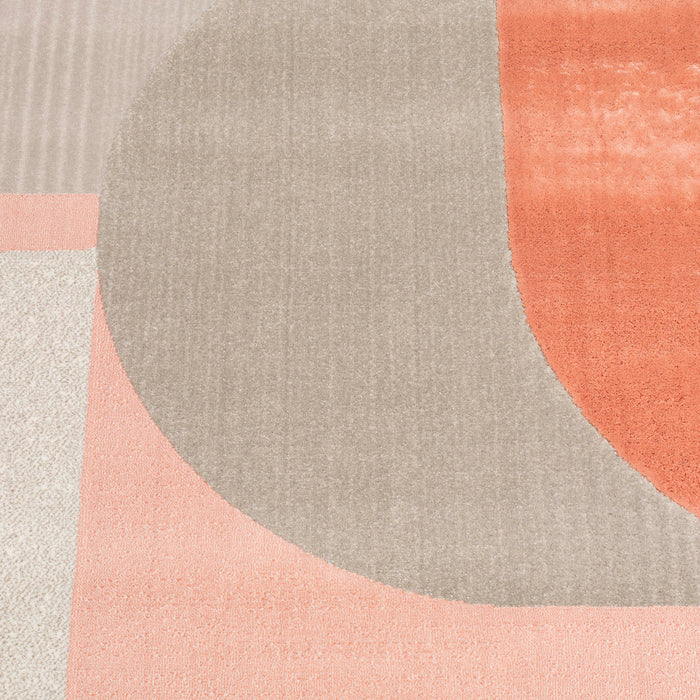 Zuiver Hilton Vloerkleed Grey/Pink