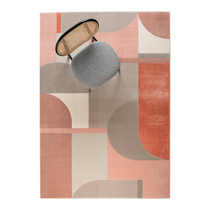 Zuiver Hilton Vloerkleed Grey/Pink