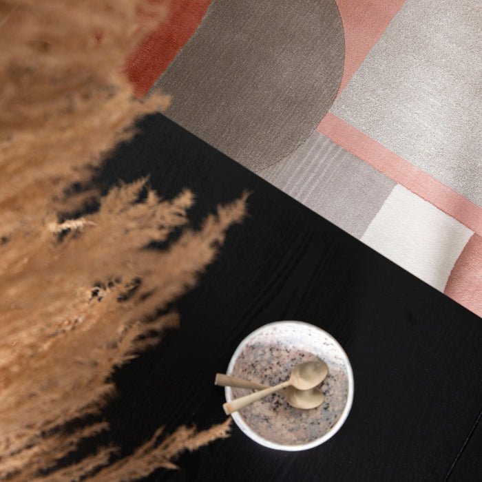 Zuiver Hilton Vloerkleed Grey/Pink