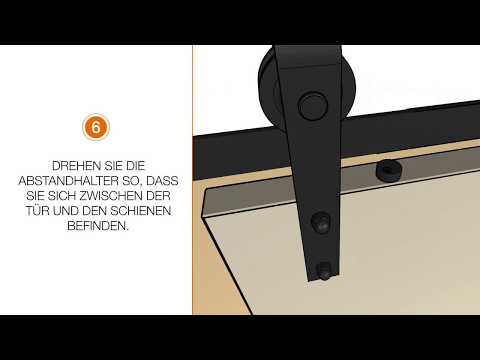 Intersteel Schuifdeursysteem – tussenrail 90 cm mat zwart