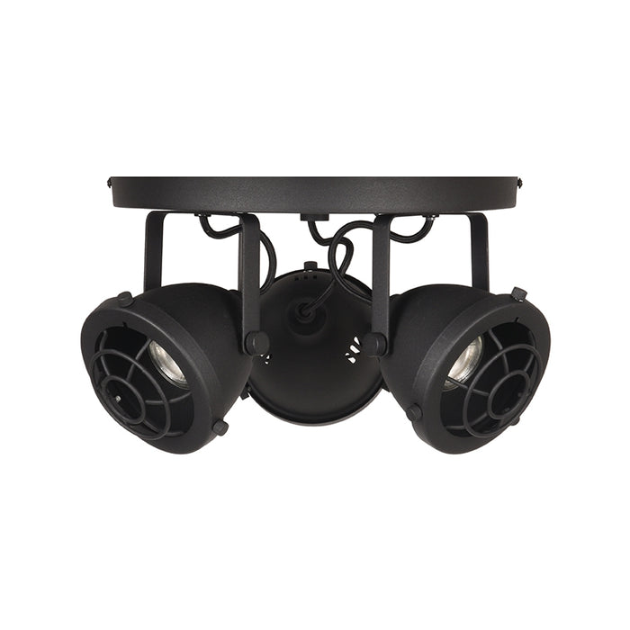 LABEL51 - Led Spot Altena 3-Lichts - Zwart Metaal - Incl. LED