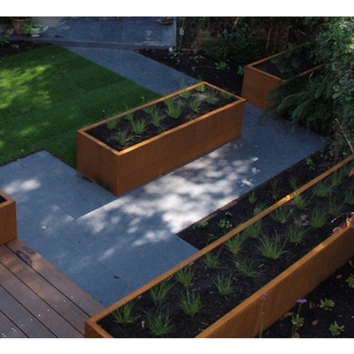 Adezz | Carrez Andes cortenstalen plantenbak 120x50x60 cm || TIP